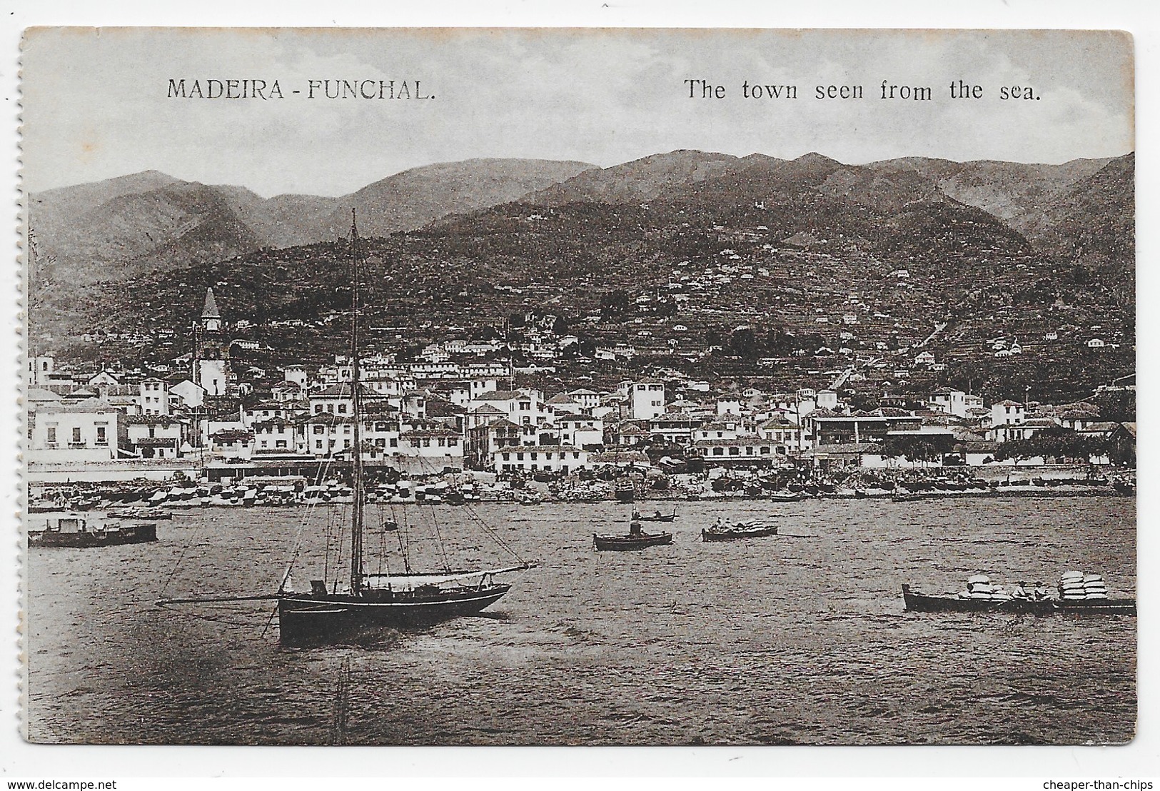 Madeira. Funchal. The Town From The Sea - Madeira