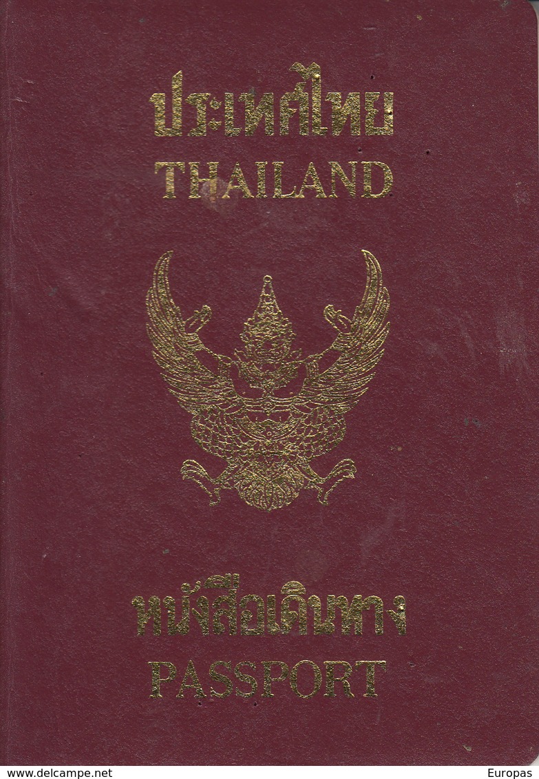 Thailand Passport, Reisepass, Passeport, Passaporte, Paspoort, Reispas Thailand 1996 - Historical Documents