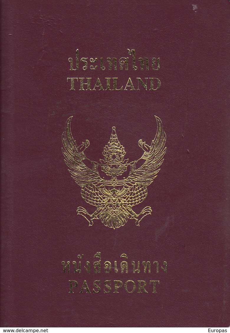 Thailand Passport, Reisepass, Passeport, Passaporte, Paspoort, Reispas Thailand 2003 - Historical Documents