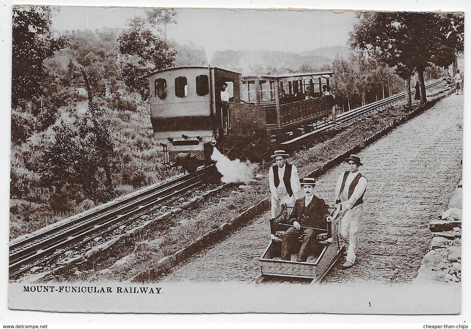 Madeira - Mount Funicular Railway - Plain Back - Madeira