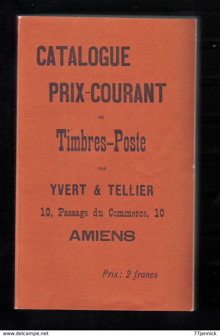 CATALOGUE YVERT ET TELLIER (classique Du Monde) - France