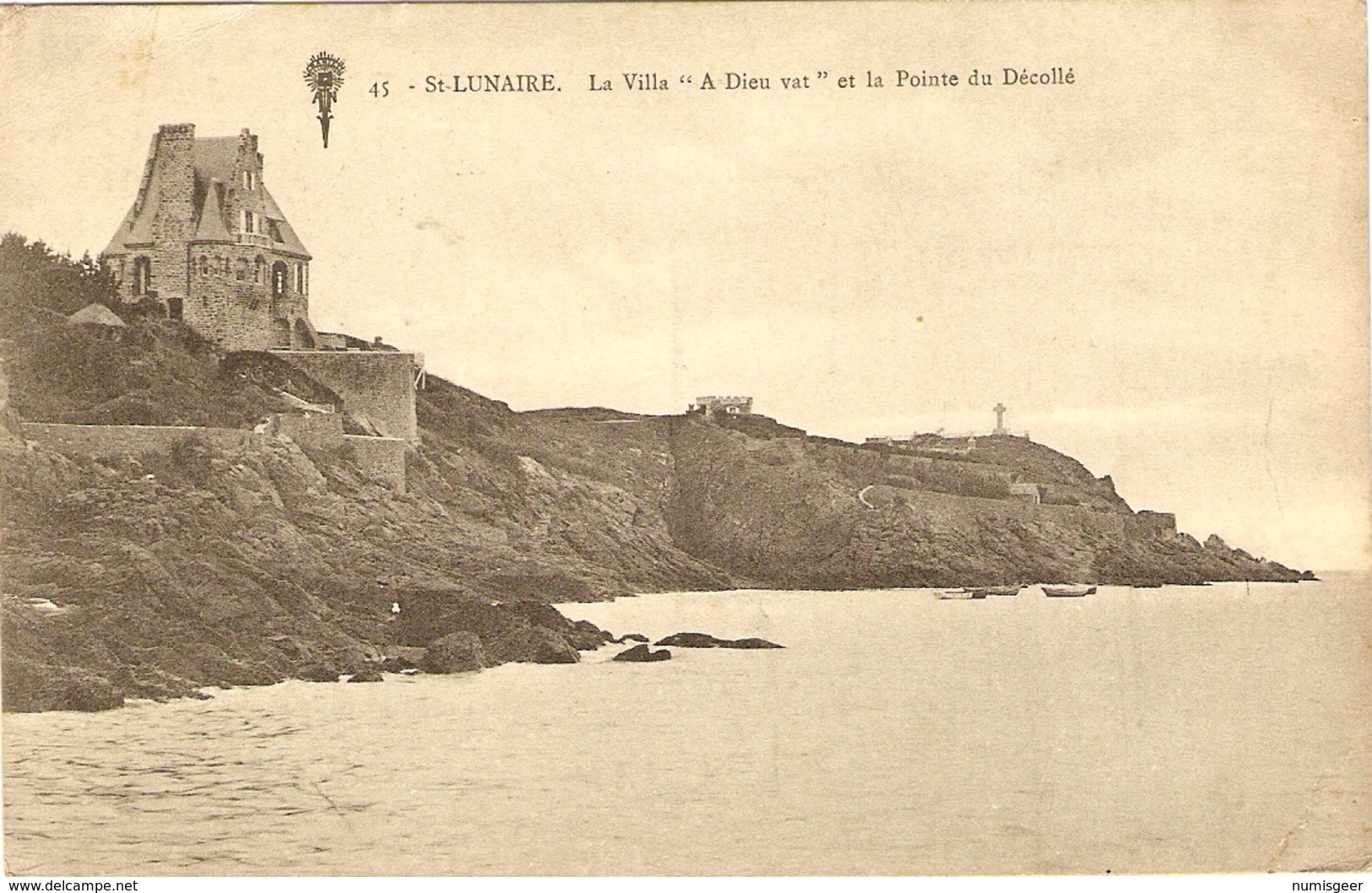 SAINT LUNAIRE  --  La Villa  " A Dieu Vat " Et La Pointe Du Décollé - Saint-Lunaire