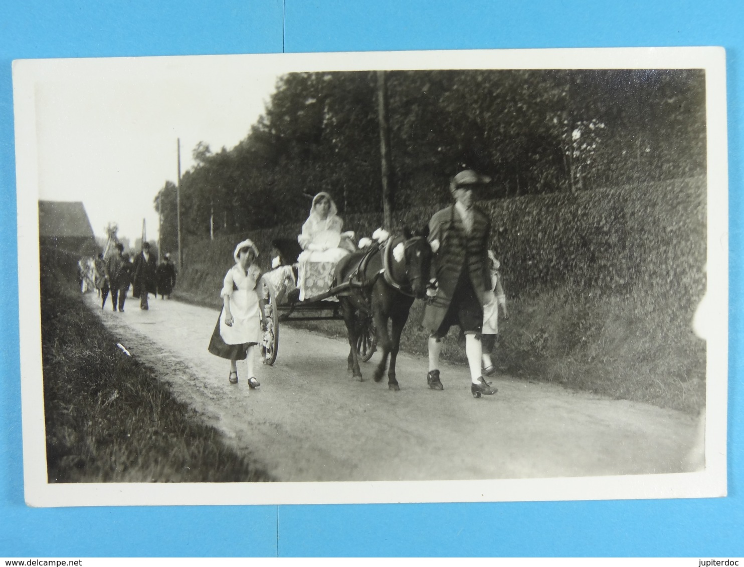 5 Cartes Photos D'un Cortège - A Identifier