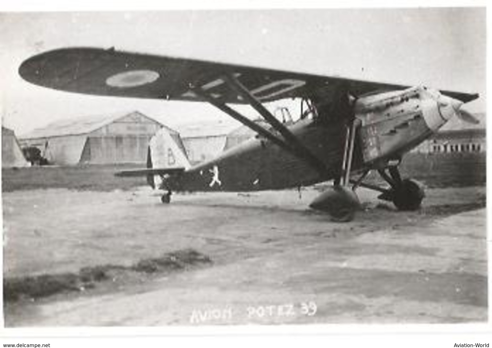 PHOTO AVION POTEZ 39    11X7CM - 1919-1938: Entre Guerres