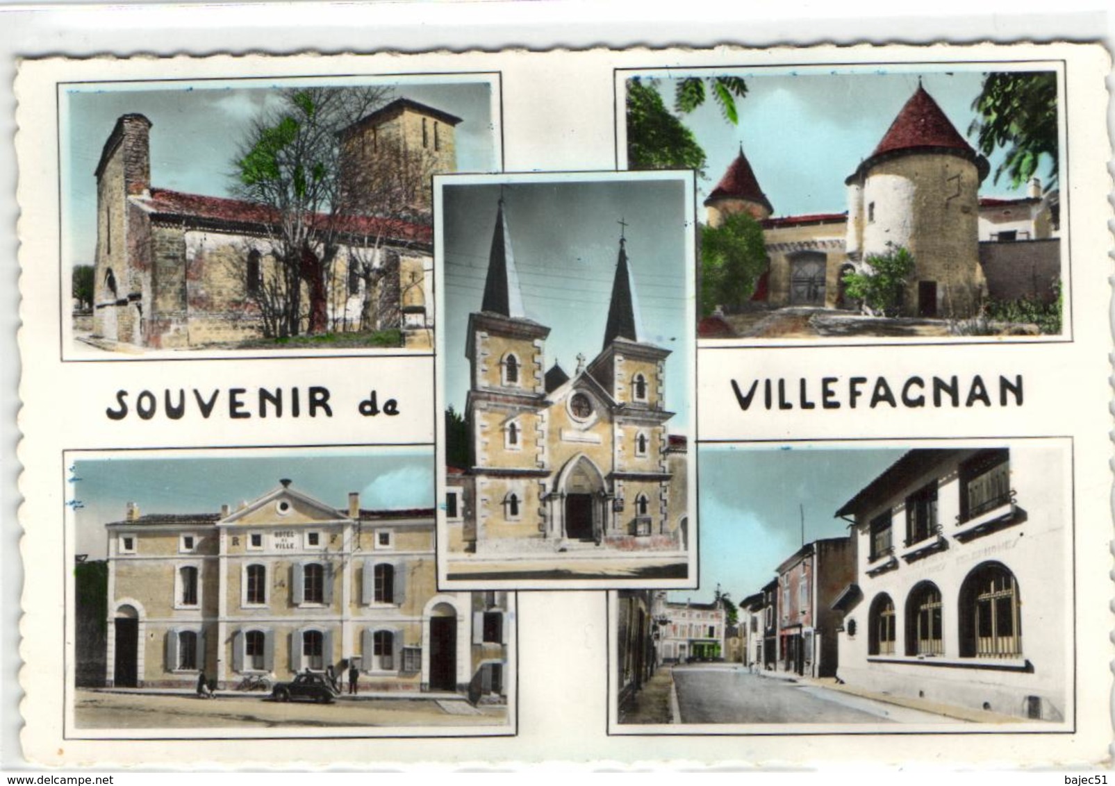 1 Cpsm Souvenir De Villefagnan - Villefagnan