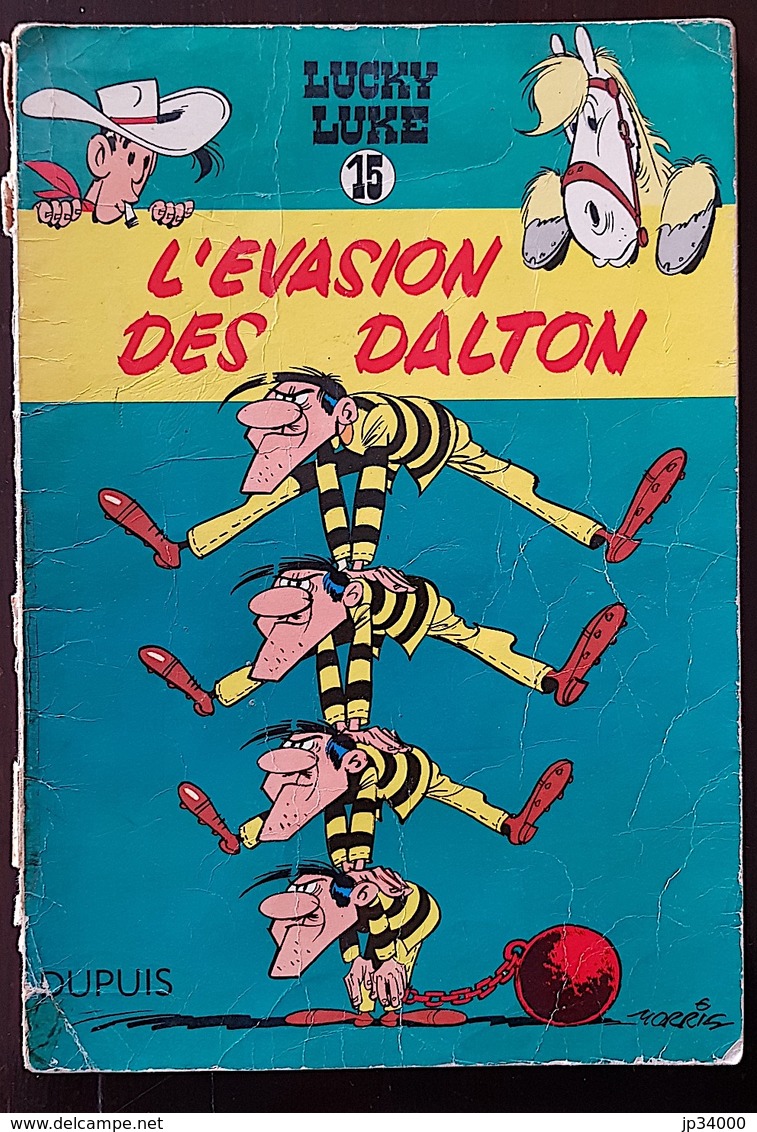 MORRIS: LUCKY LUKE L'evasion Des Dalton. Edition Originale 1960. - Lucky Luke