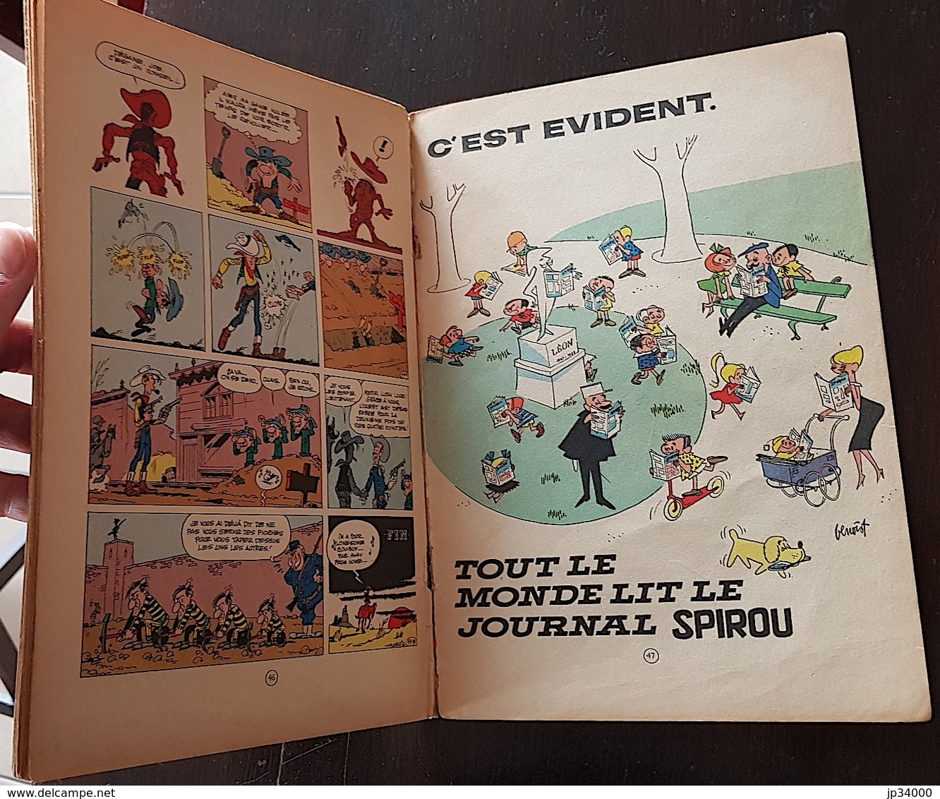 MORRIS: LUCKY LUKE L'evasion Des Dalton. Edition Originale 1960. - Lucky Luke