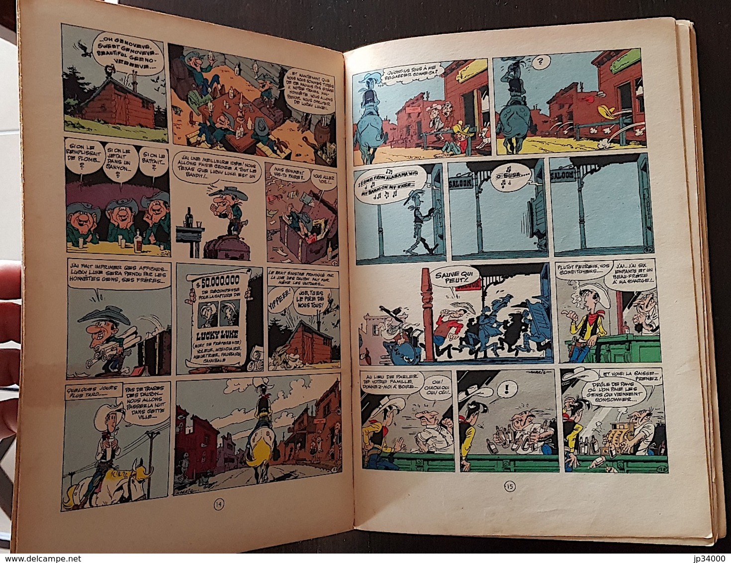 MORRIS: LUCKY LUKE L'evasion des dalton. Edition originale 1960.