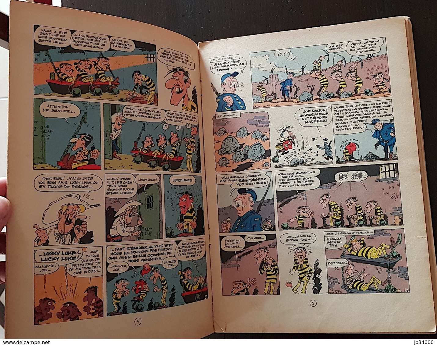 MORRIS: LUCKY LUKE L'evasion des dalton. Edition originale 1960.