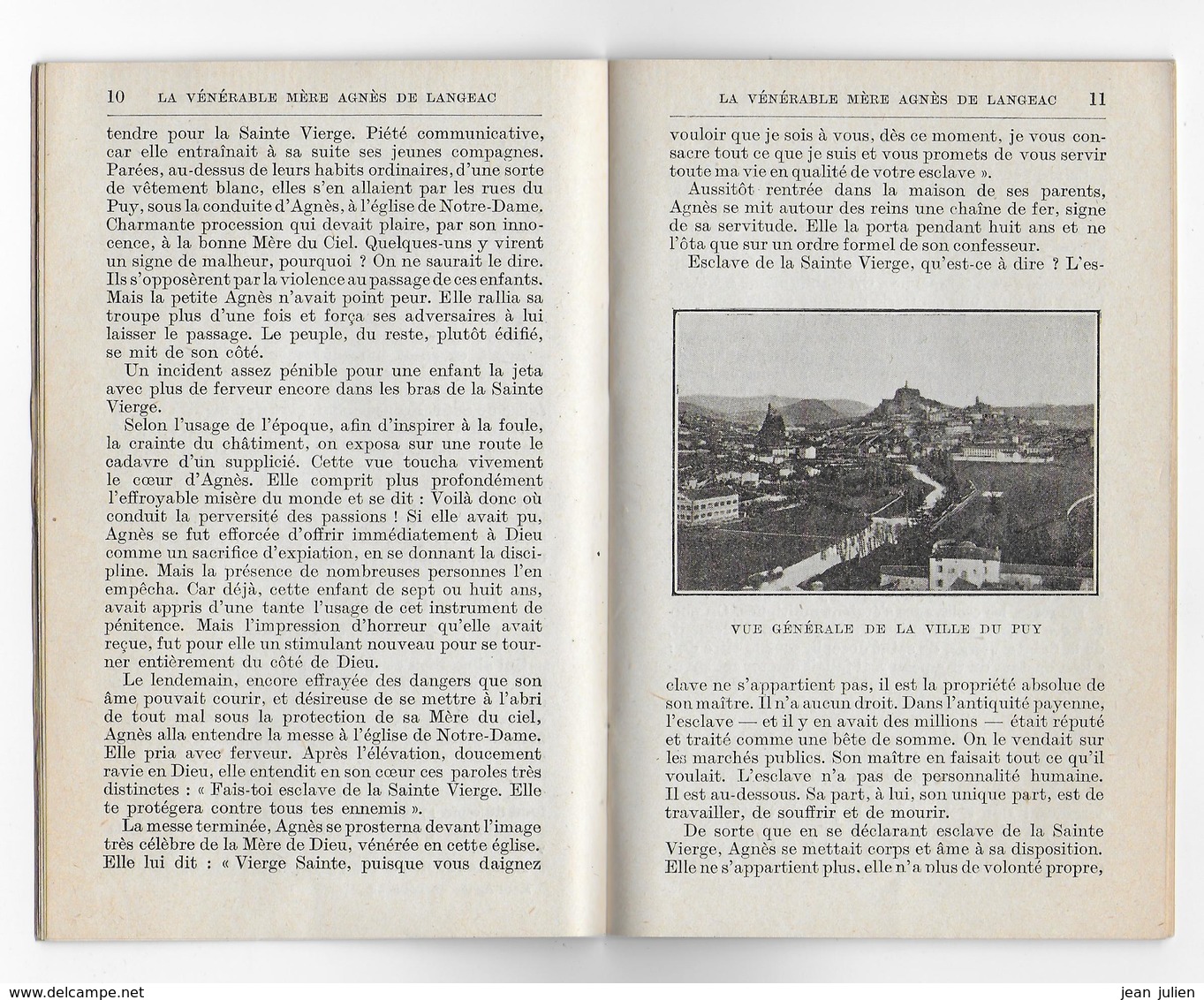 43 - LANGEAC - LE PUY En VELAY - La Vénérable Mère Agnès De Langeac - Ordre De Saint Dominique  - 1926 - Auvergne