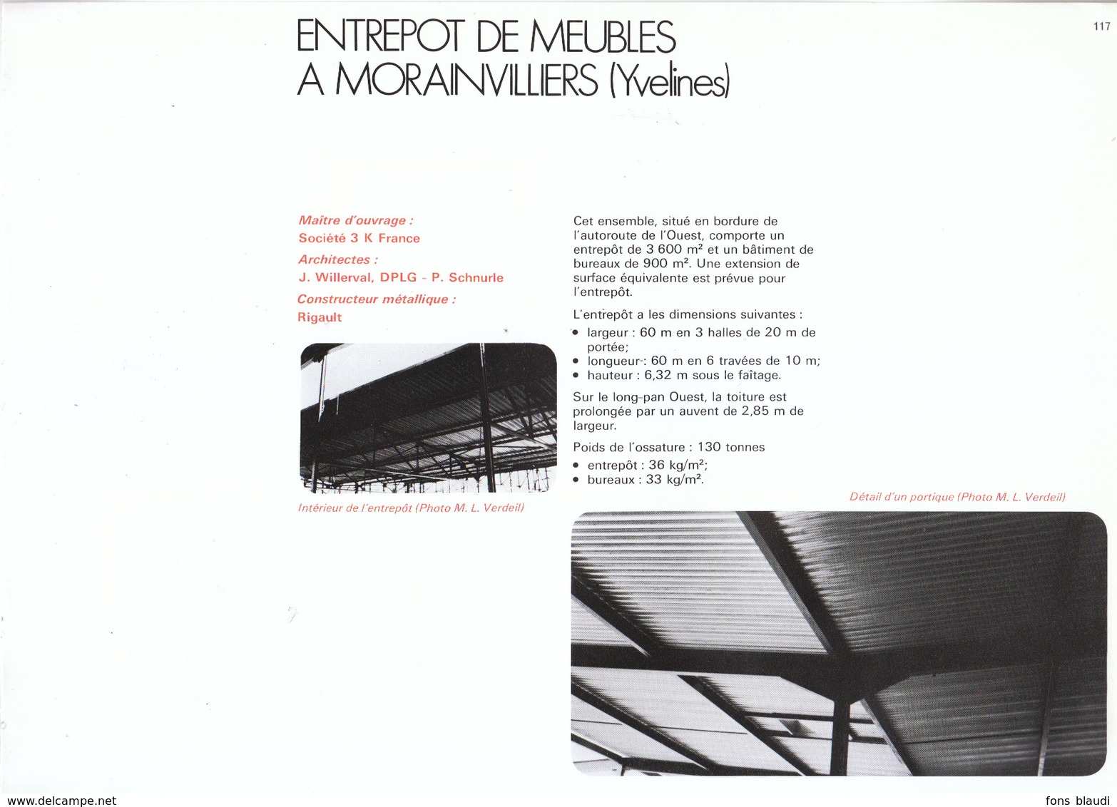Vers 1970 - Iconographie - Morainvilliers (Yvelines) - Un Entrepot De Meubles - FRANCO DE PORT - Non Classés
