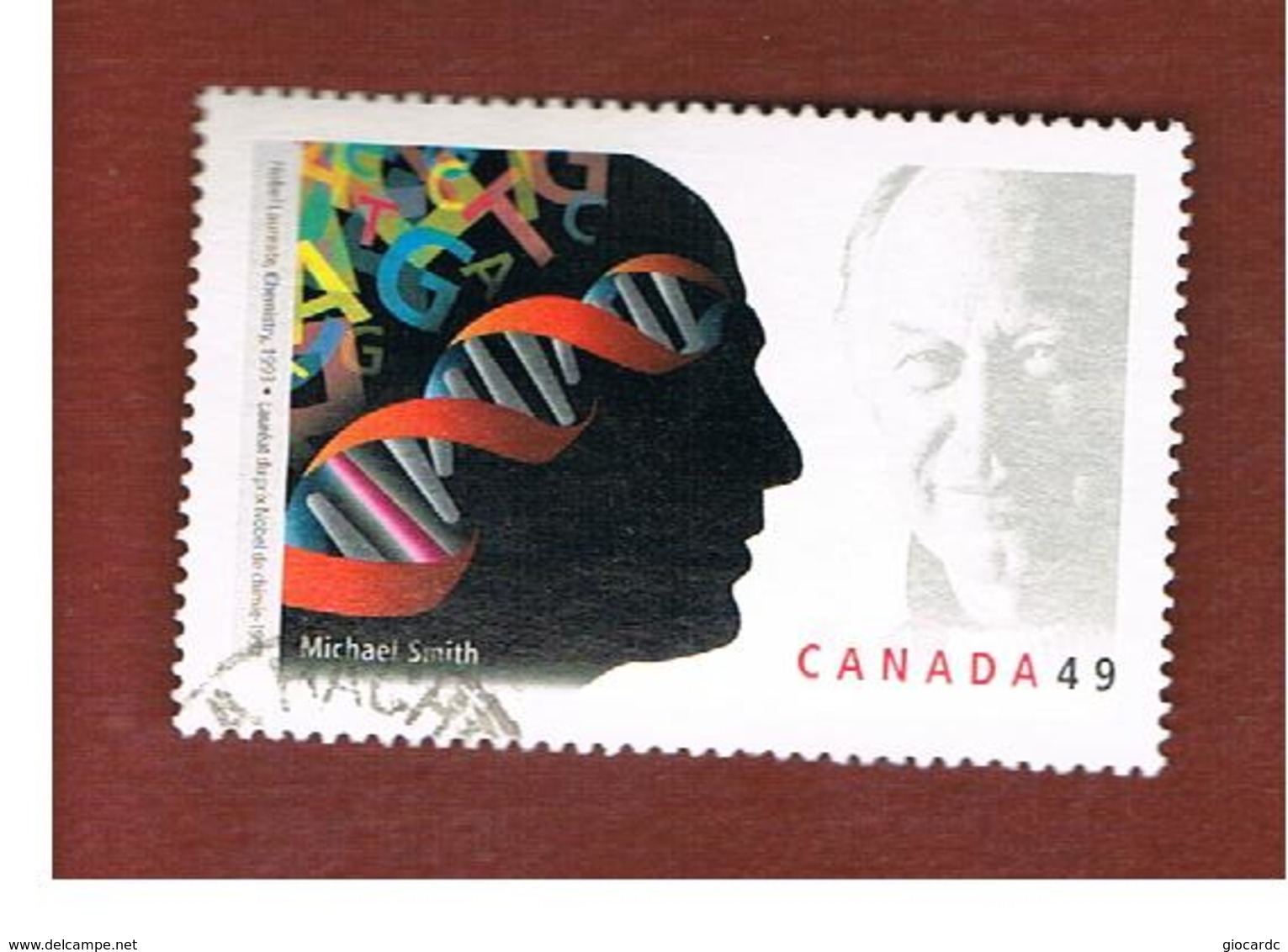 CANADA   -  SG 2293  -  2004    NOBEL PRIZE: MICHAEL SMITH         -      USED - Usati