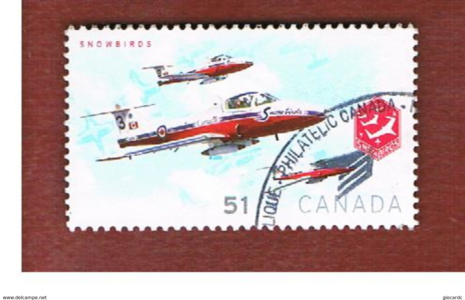 CANADA   -   SG 2404  -    2006 CANADIAN FORCES SNOWBIRDS SQUADRON    -  (USED)° - Usati