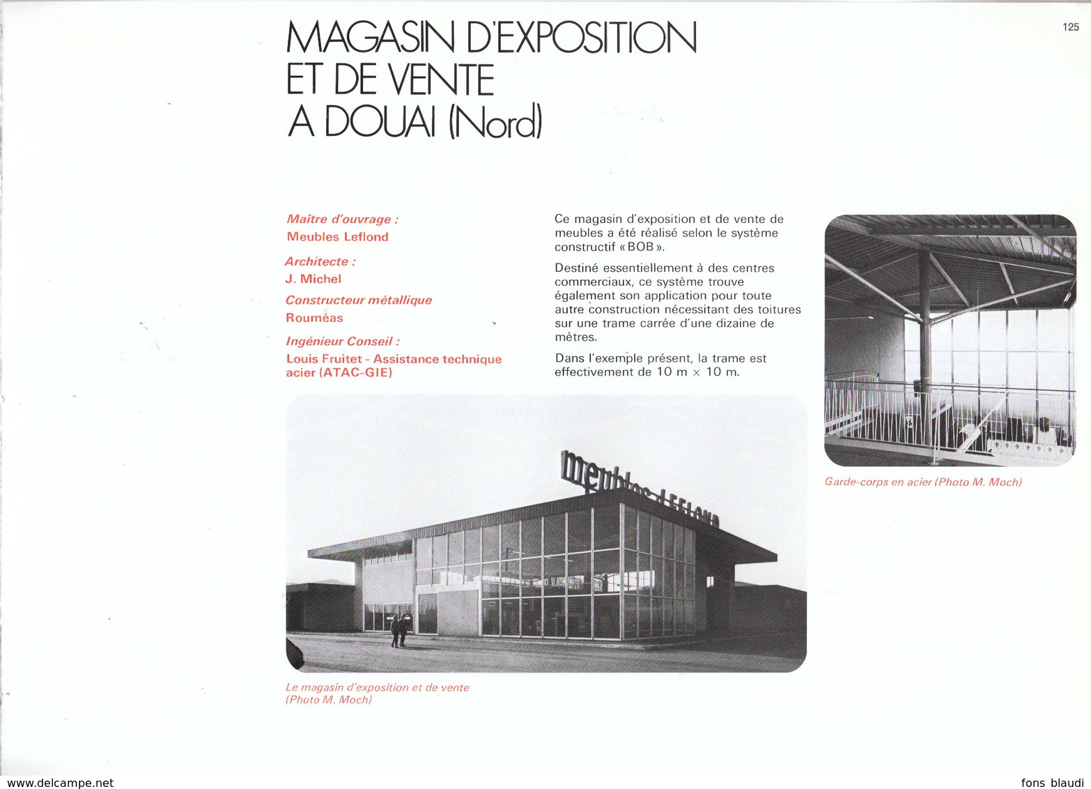 Vers 1970 - Iconographie - Douai (Nord) - Un Magasin D'exposition Vente De Meubles - FRANCO DE PORT - Non Classés