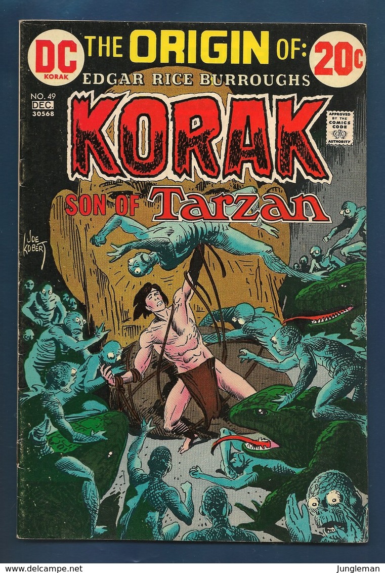 The Origin Of Korak, Son Of Tarzan # 49 - DC - In English - 1972 - TBE - DC