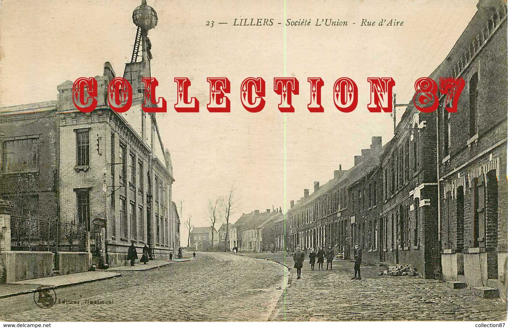 62 ☺♥♥ LILLERS - VISUEL RARE < SOCIETE L'UNION  RUE D'AIRE - EDITION < LS HAUTMONT - Lillers