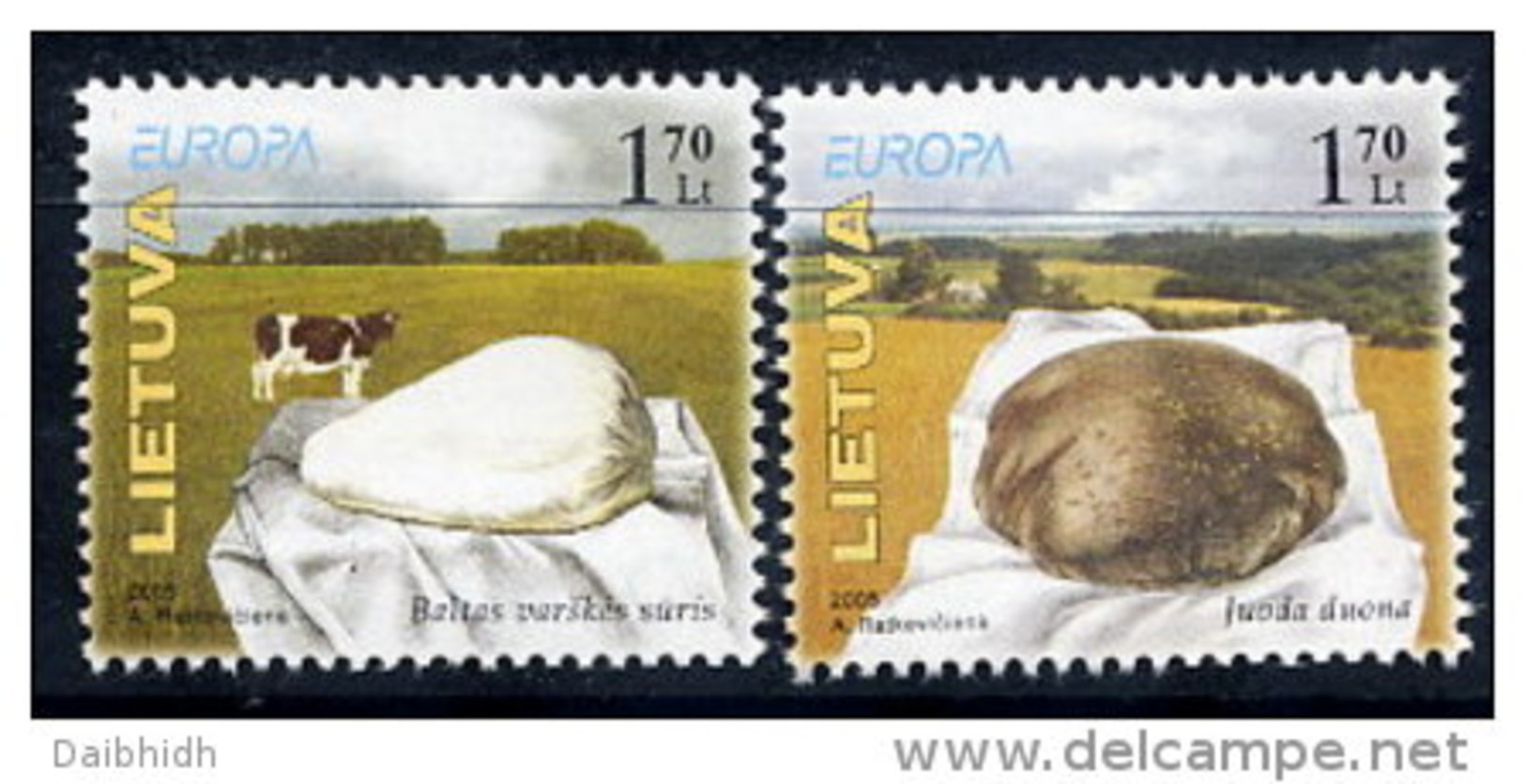 LITHUANIA 2005 Europa: Gastronomy MNH / **.  Michel 871-72 - Lithuania