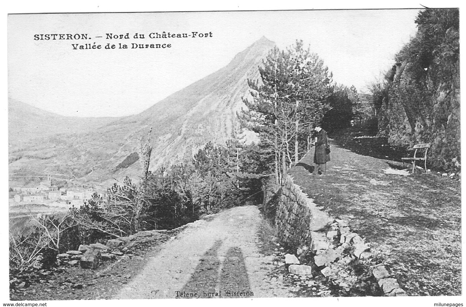 04 ALPES Hte PROVENCE Vallée De La Durance Au Nord Du Chateau Fort De SISTERON - Sisteron