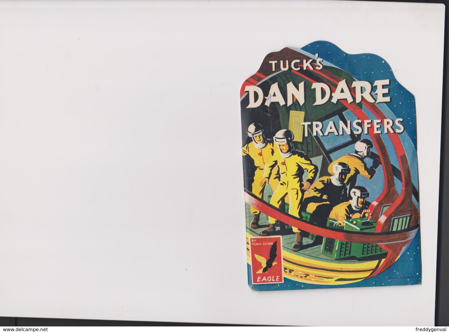 DECALCOMANIES AMERICAINES TUCK'S DAN DARE TRANSFERS CARNET DE 25 DECALCOMANIES - Zonder Classificatie