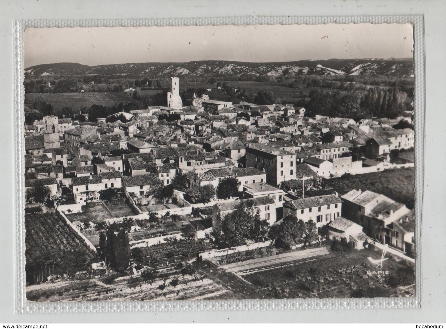 En Avion Au Dessus De Roquemaure Vue Générale - Roquemaure