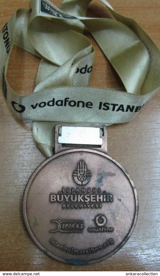 AC - VODAFONE 36th INTERCONTINENTAL ISTANBUL EURASIA MARATHON 16 NOVEMBER 2014 BRONZE MEDALLION - MEDAL - Athlétisme