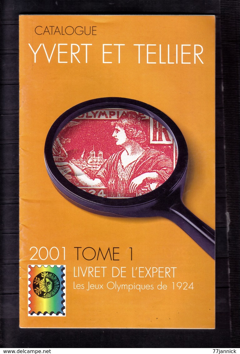 LIVRET DE L'EXPERT( Les Jeux Olympiques De 1924) ANNEE 2001 - France