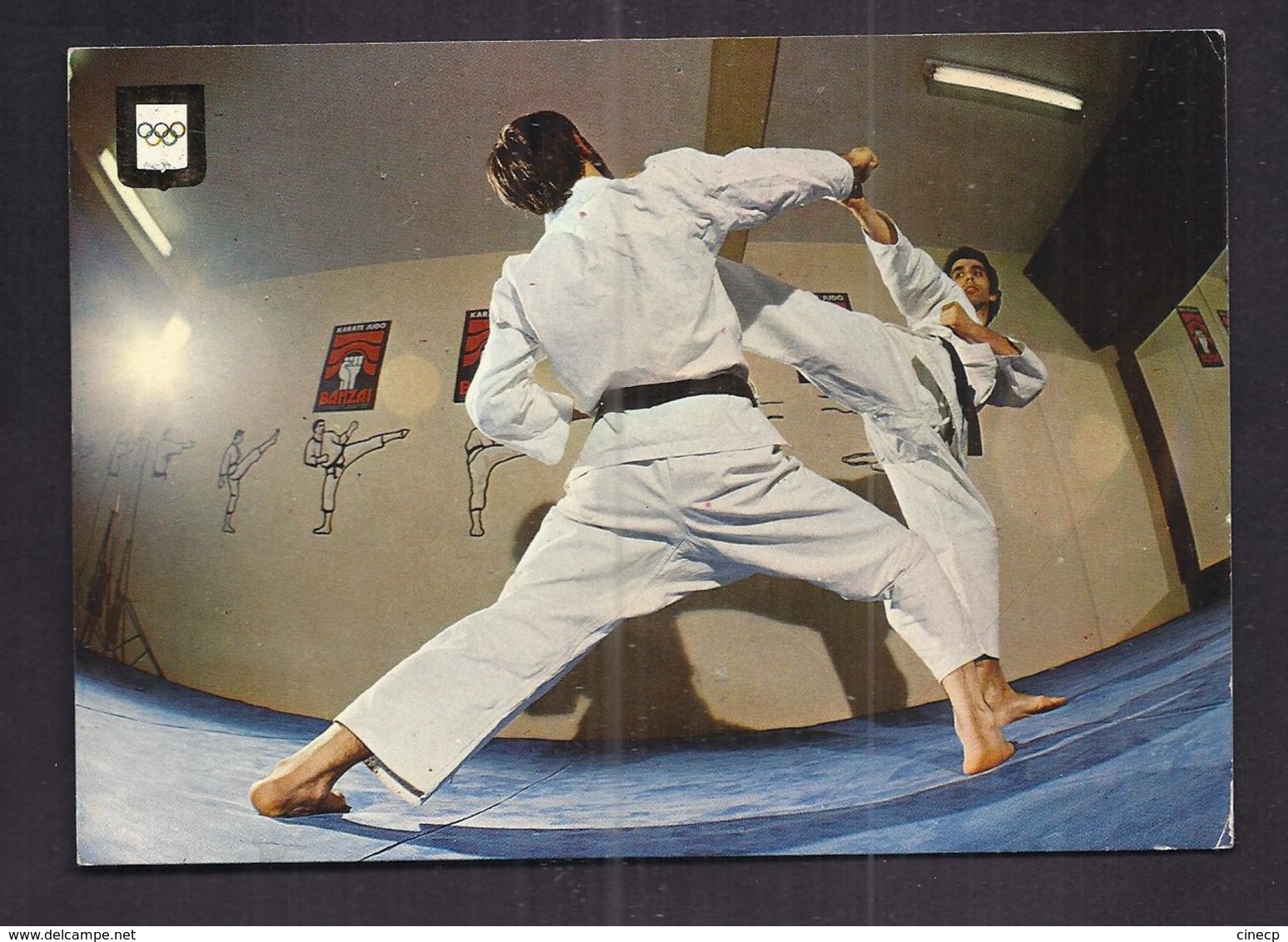 CPSM SPORT - ARTS MARTIAUX - KARATE - Yoko-Geri - SUPERBE GROS PLAN De La Prise - Artes Marciales