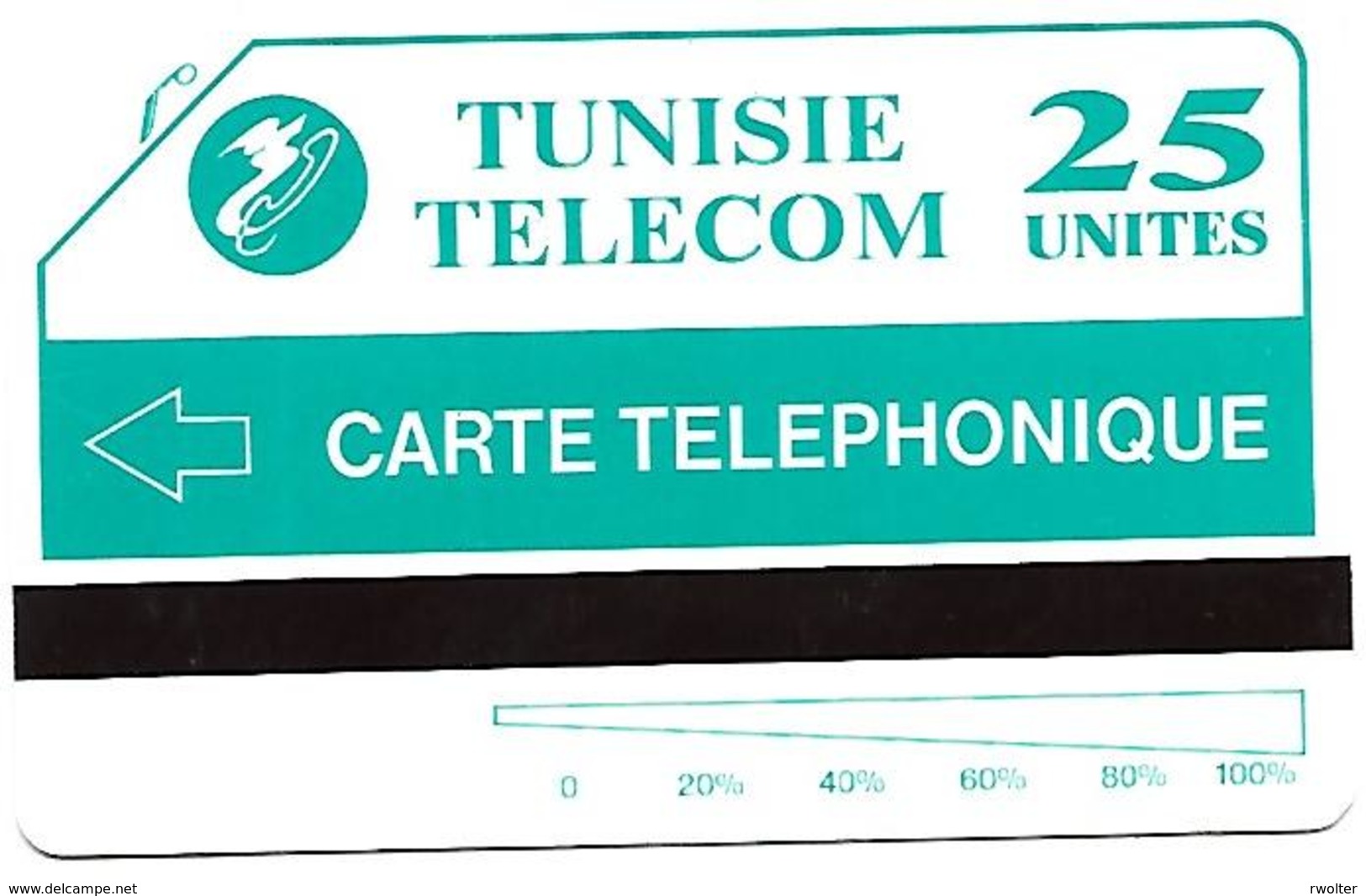 @+ Tunisie - Télécarte Urmet Tunisie Telecom - 25U Videotex - Ref : TUN-TT-0004 - Tunisie