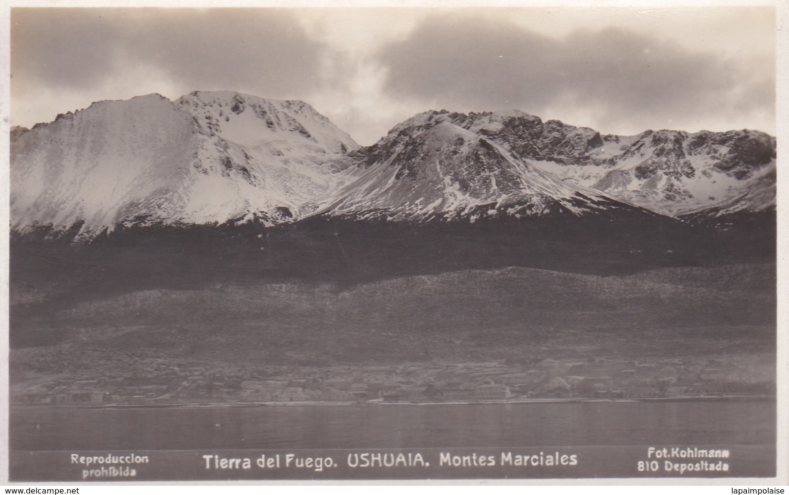 Argentine Carte Photo Tierra Del Fuego Ushuaia Montes Marciales Photo Kohlmann N° 810 - Argentina