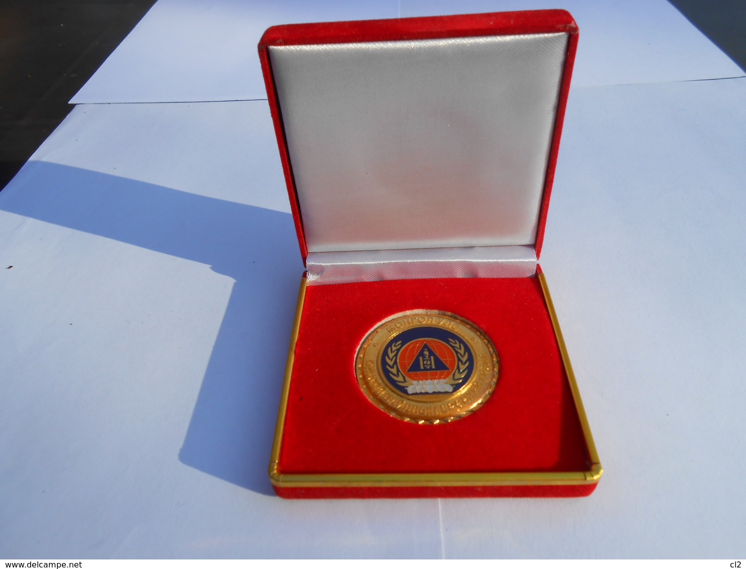 Médaille Souvenir De L'Agence Nationale De Gestion Des Urgences De Mongolie - Pompiers