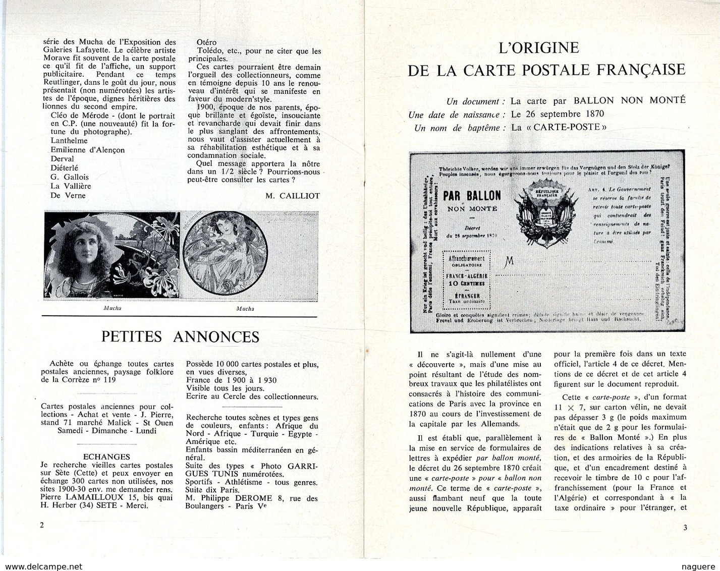 LE CARTOPHILE  JUIN 1967  N° 5  -  16 PAGES MODERN STYLE LA CARTE POSTALE FRANCAISE LE TOUR DE MARNE PARIS    Etc . - Français