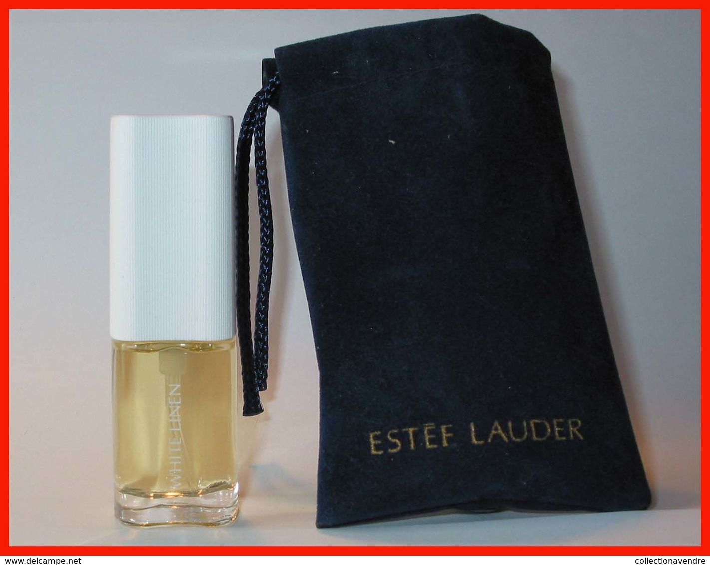 Estée LAUDER : White - Linen Vapo : Eau De Parfum, 5 Ml, Avec Pochette, Parfait état - Miniatures Femmes (avec Boite)