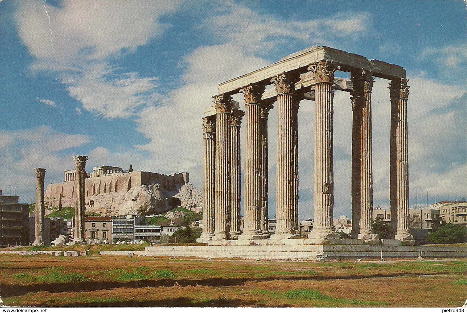 Athenes, Athens (Atene, Grecia) Temple Of Olympius Zeus, Temple De Zeus Olympico, Jupiter Tempel - Grecia