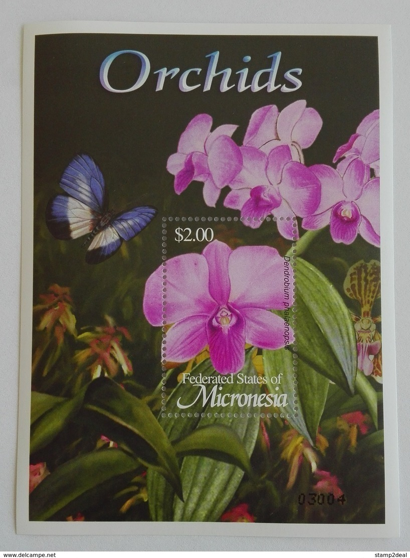 Micronesia 2002** Bl.117. Orchids MNH [12227] - Orchids