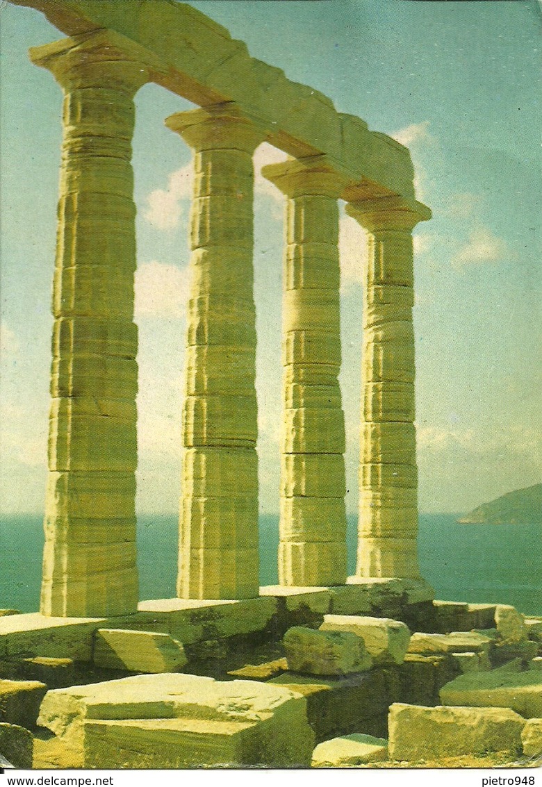 Cape Sounion, Cap Sunion (Grecia, Greece) Temple Of Poseidon, Temple De Poseidon, Poseidon Tempel - Grecia