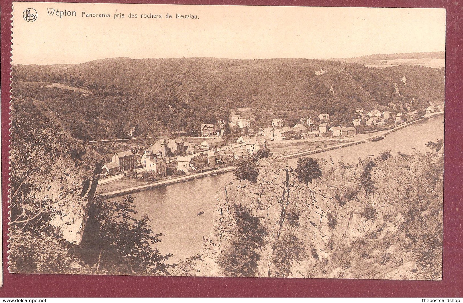 Panorama Pris Des Rochers De Neuviau - Wépion  Unused - Namen