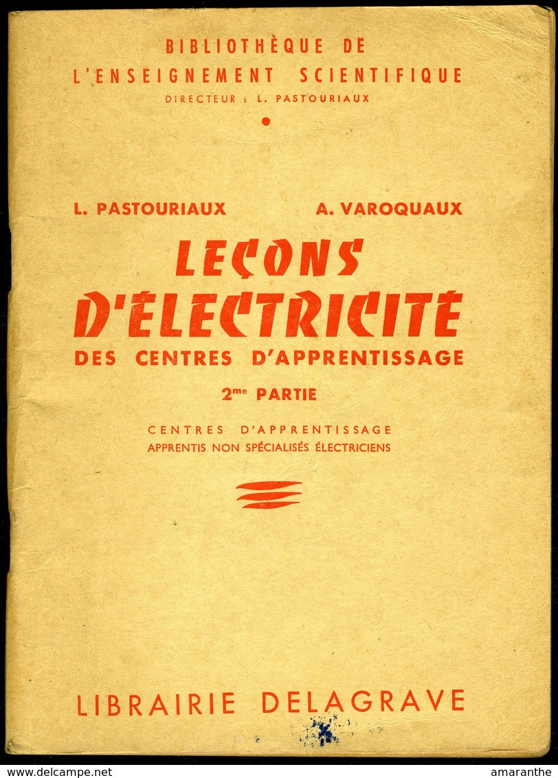 Leçons D' ELECTRICITE - 1957 - 18 Años Y Más