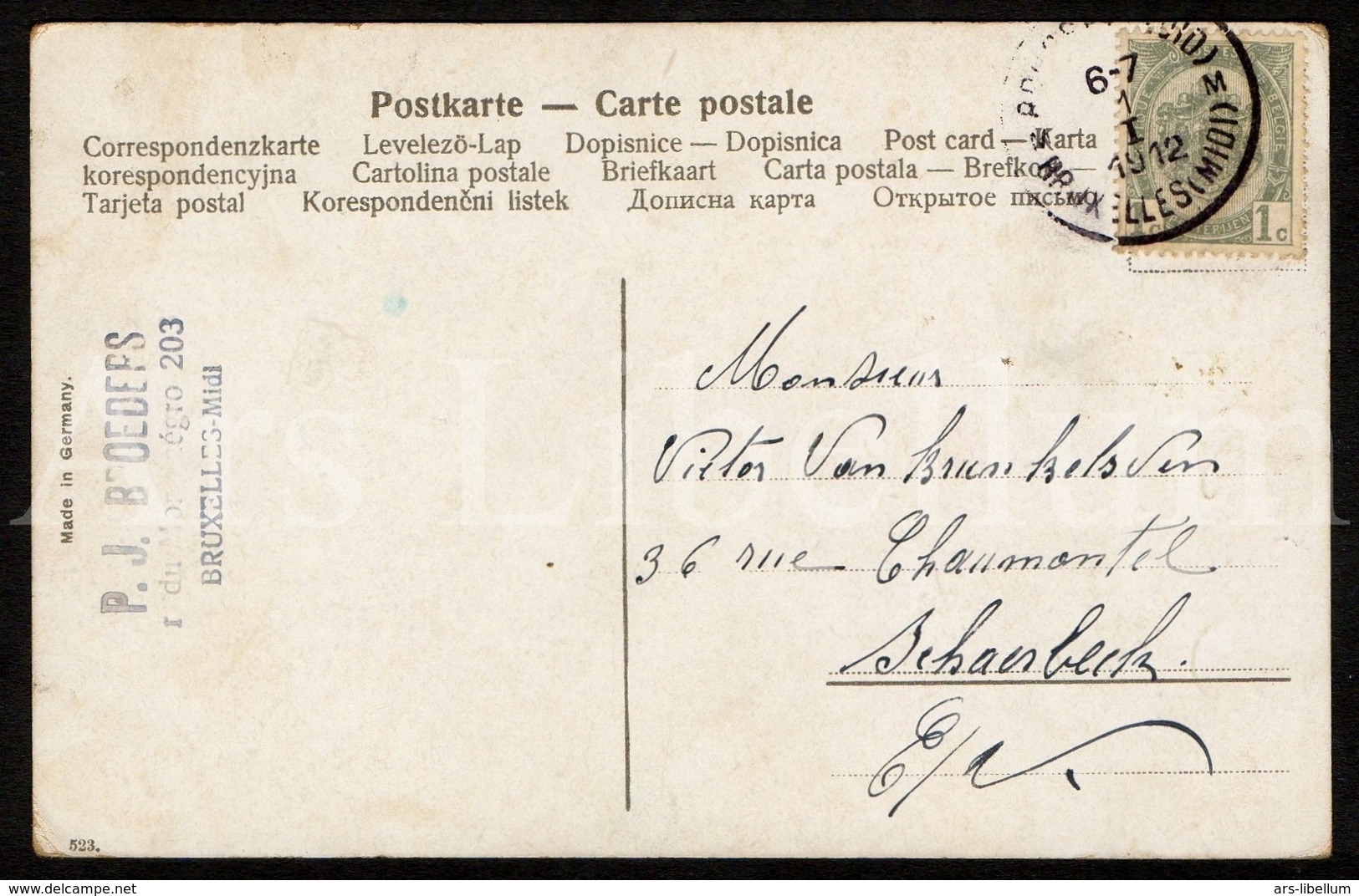 Postkaart / CPA / Postcard / 2 Scans / Couple / Romantique / Bonne Année / 1912 - Couples