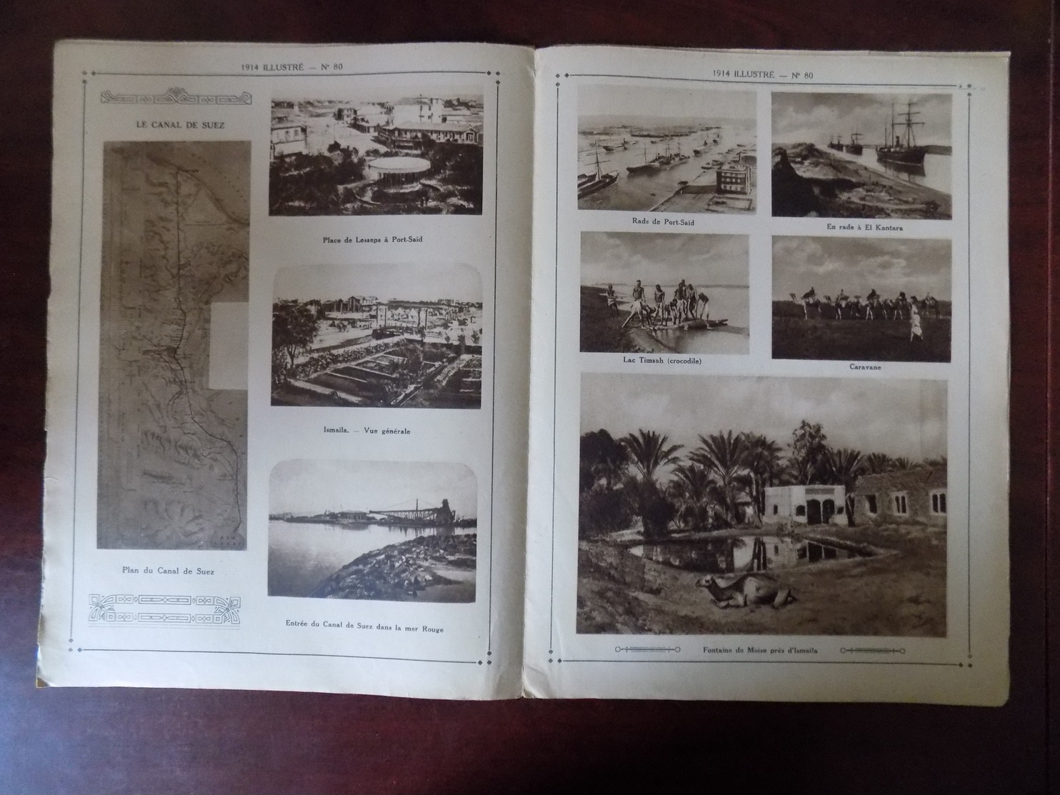 1914 Illustré N° 80 Dunkerque - Canal De Suez - Ismaila - Chine - Bruxelles " Oeuvre De L'épluchure Pommes De Terre " - Guerre 1914-18