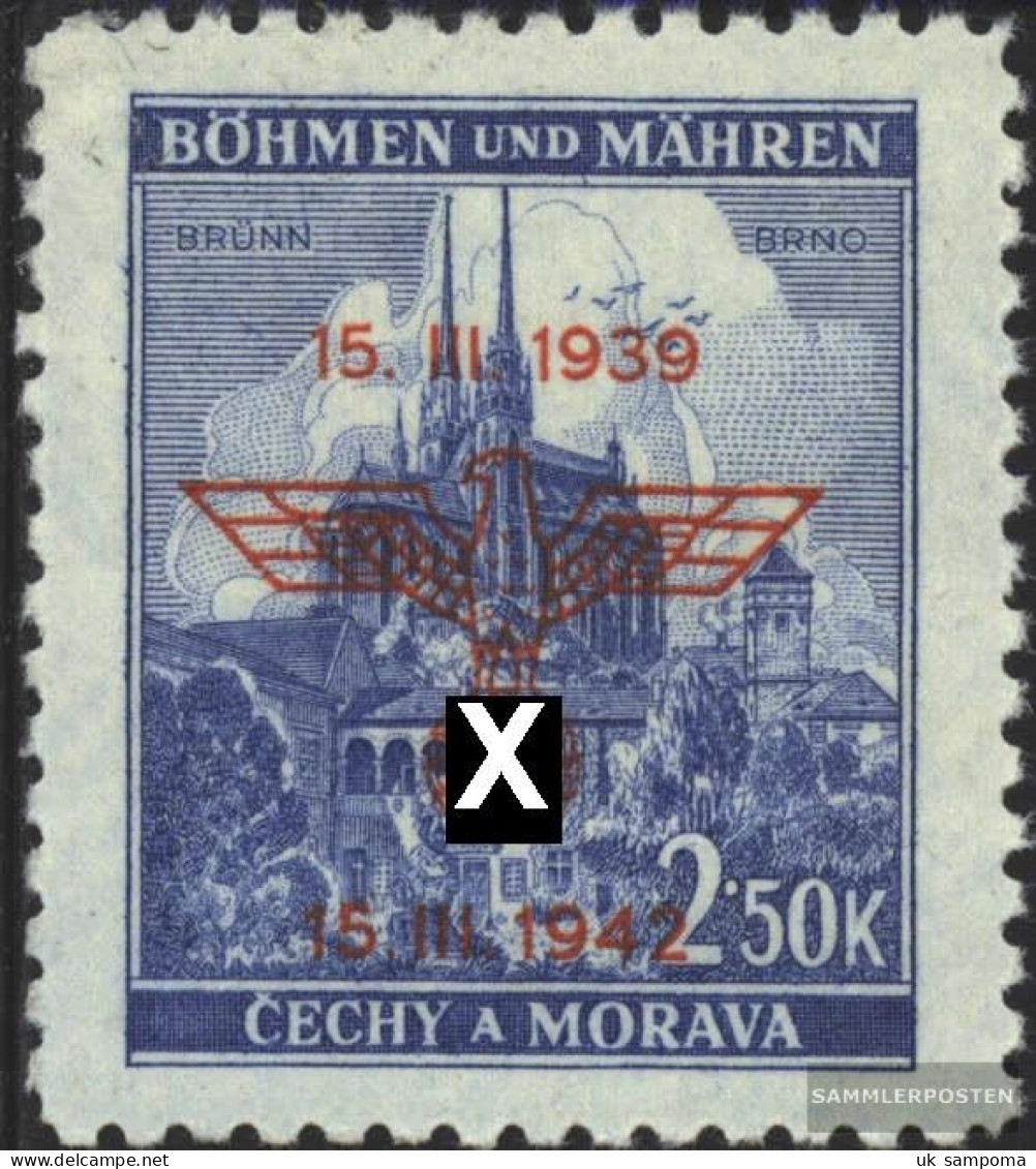 Bohemia And Moravia 84 Unmounted Mint / Never Hinged 1942 Protectorate - Unused Stamps