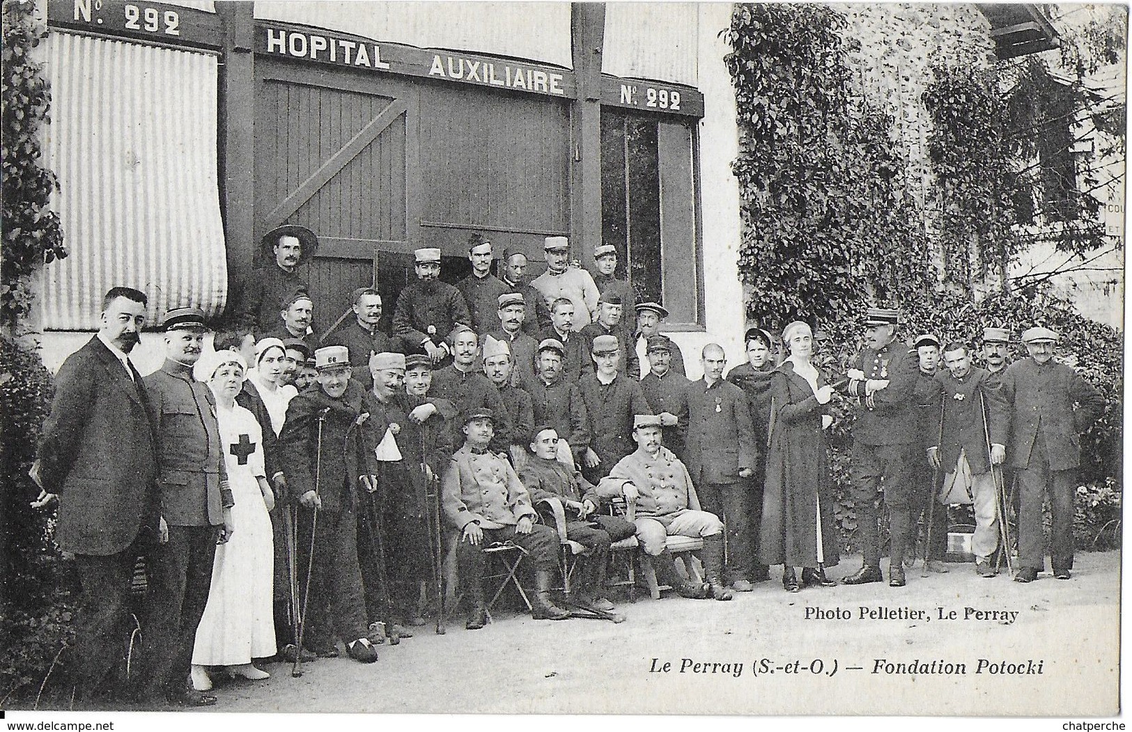 LE PERRAY EN YVELINES 78 YVELINES FONDATION POTOCKI HÔPITAL AUXILIAIRE N° 292 MILITARIA SANTE EDIT. EDIA  JCT&DG - Le Perray En Yvelines