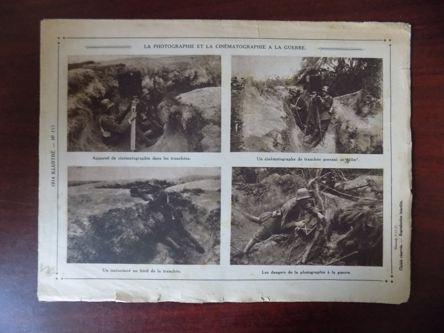 1914 Illustré N° 153 Tarnopol - Isonzo - Royaume De Siam - Lignes Souterraines - La Photographie De Guerre... - Guerre 1914-18