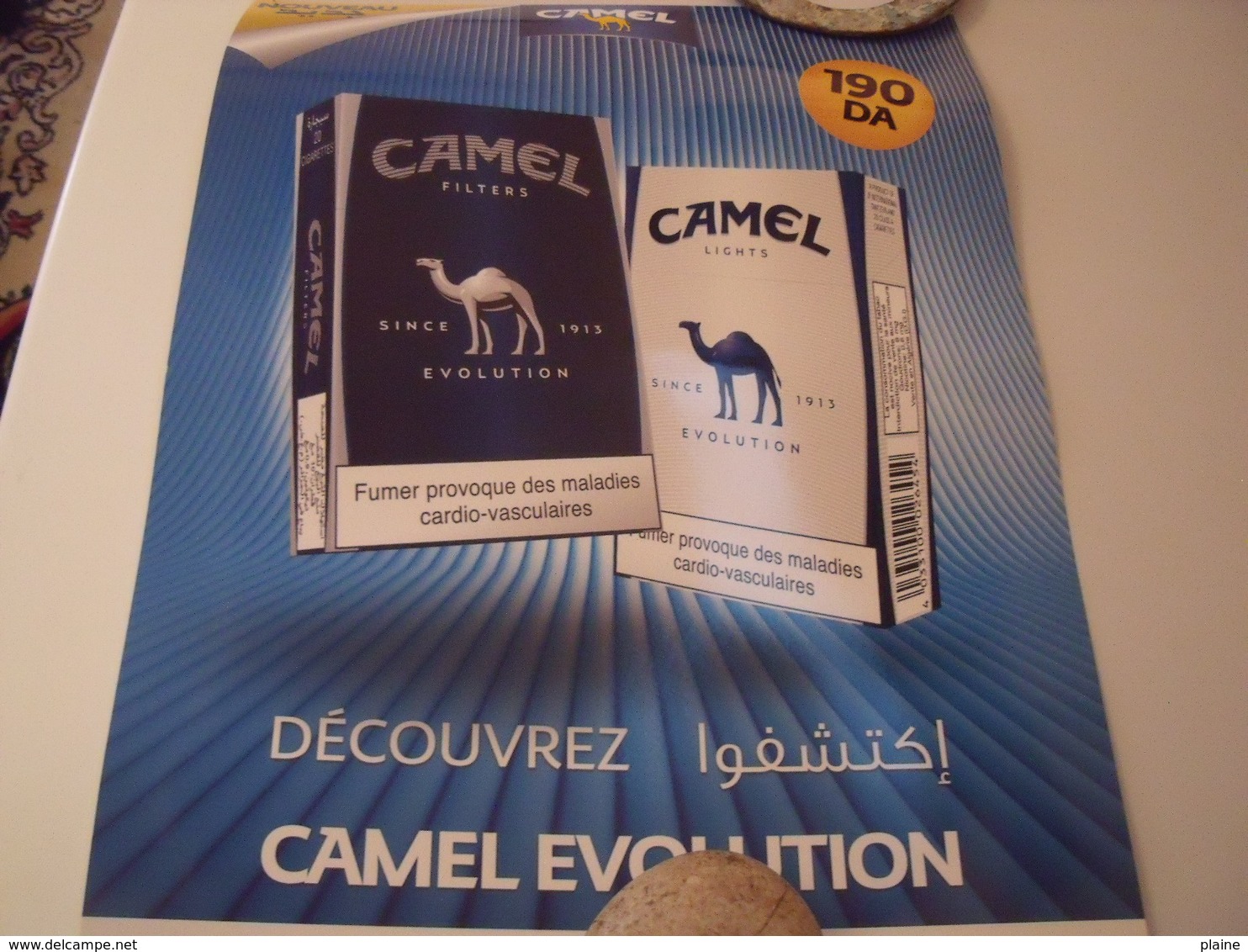 CAMEL- AFFICHE CAMEL STICKER - Objets Publicitaires