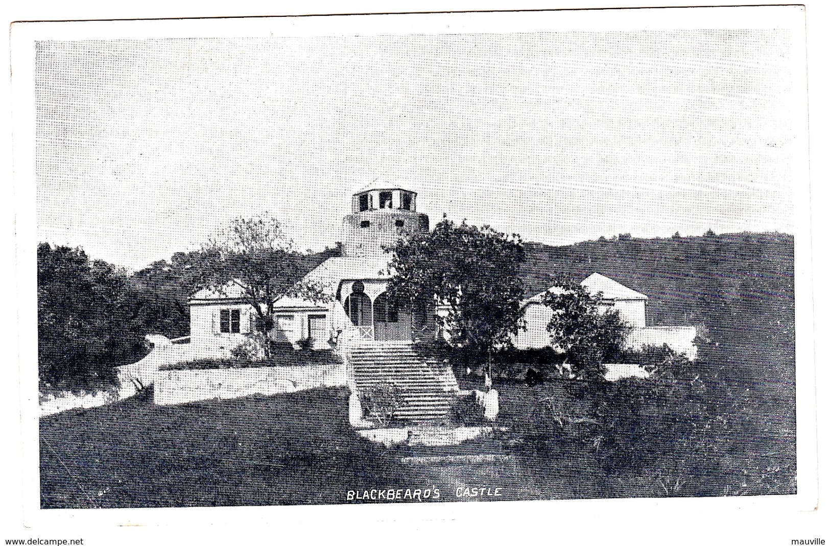 US Virgin Islands. St Thomas. Blackbeard's Castle. Charlotte Amalie. Old Card, Danish West Indies - Virgin Islands, US