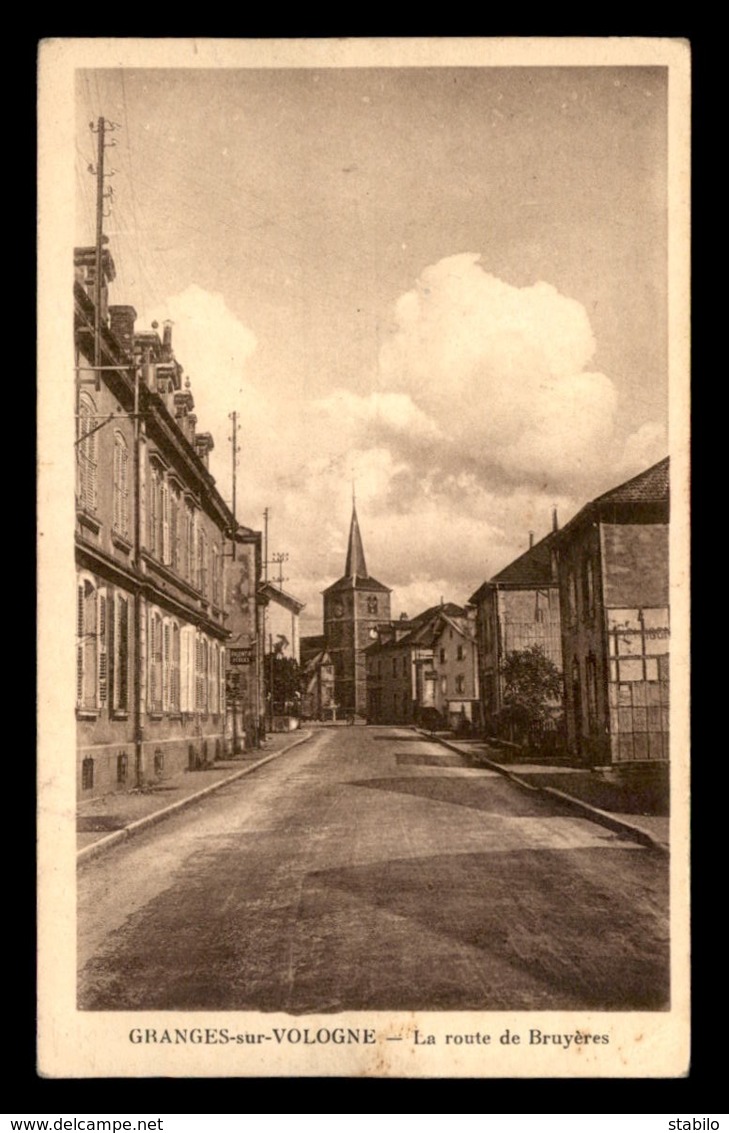 88 - GRANGES - LA ROUTE DE BRUYERES - Granges Sur Vologne