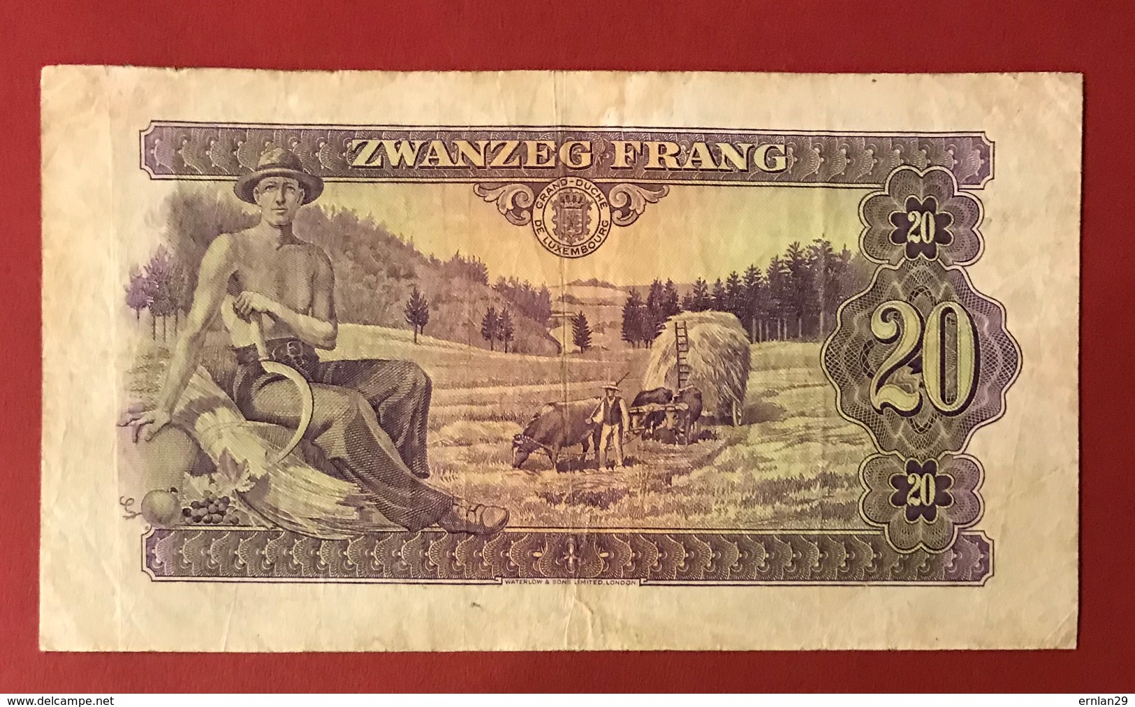 Luxembourg - Billet De Banque - 20 Francs / Frang 1943 - Luxembourg