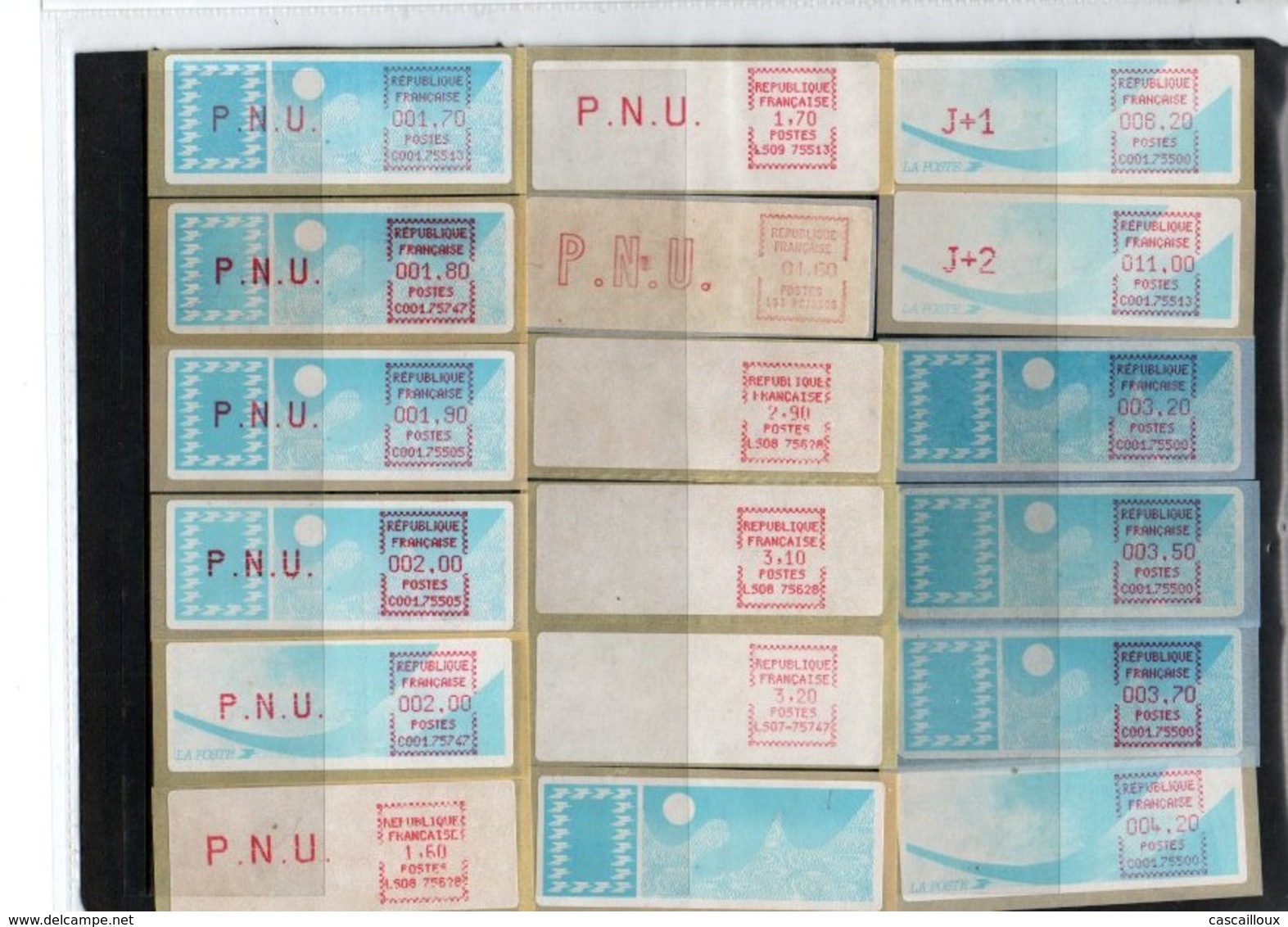 Timbres De Distributeurs - 1981-84 LS & LSA Prototypen