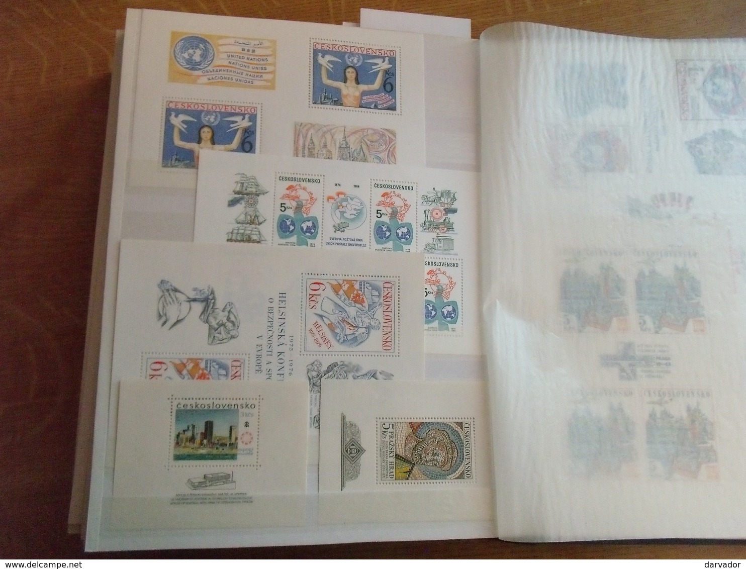 album i / Collection de timbres de tchécoslovaquie / tchéquie tous neuf ** MNH dont très nombreux blocs,carnet SUPERBE