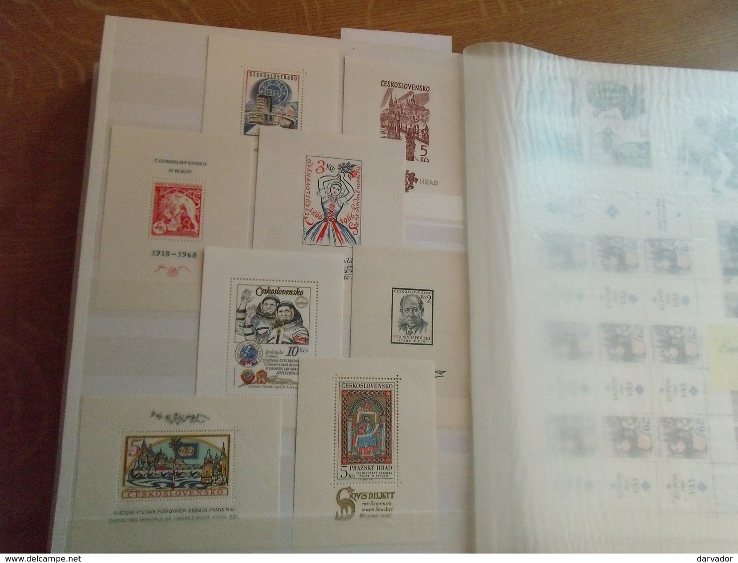 album i / Collection de timbres de tchécoslovaquie / tchéquie tous neuf ** MNH dont très nombreux blocs,carnet SUPERBE