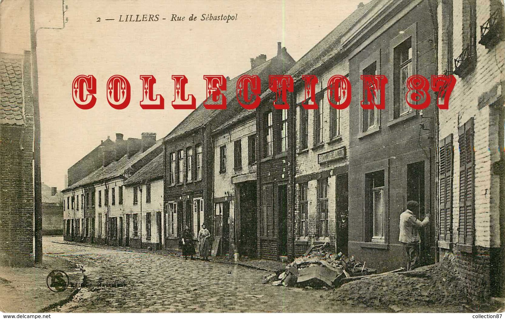 62 ☺♥♥ LILLERS - VISUEL RARE < N° 2 < RUE De SEBASTOPOL  - ESTAMINET DELAMBRE - EDITION < LS HAUTMONT - Lillers